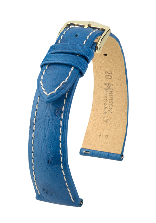 Hirsch Uhrenarmband Massai Ostrich 04X62X84