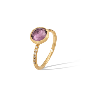 Marco Bicego Jaipur Color Ring aus Gold mit Amethyst und Diamanten AB632-B_AT01_Y_02