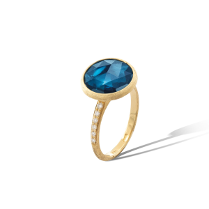 Marco Bicego Jaipur Color Ring aus Gold mit London-Blue Topas und Diamanten AB586-B_TPL01_Y_02