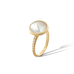 Marco Bicego Jaipur Color Ring aus Gold mit Perlmutt und Diamanten AB586-B_MPW_Y_02