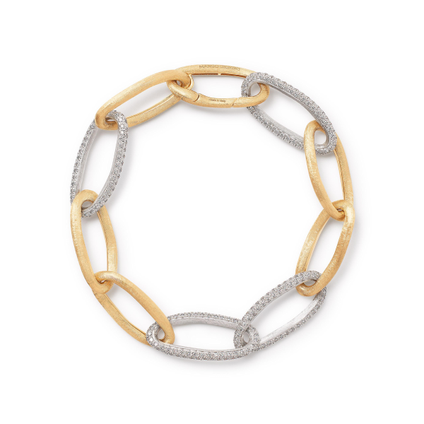 Marco Bicego Jaipur Link Gliederarmband in Gelbgold mit Diamanten BB2666_B_YW_Q6