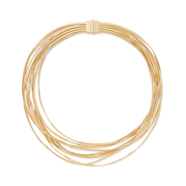 Marco Bicego Marrakech Neunreihiges Halsband aus Gelbgold mit 18 Karat CG853_Y_01