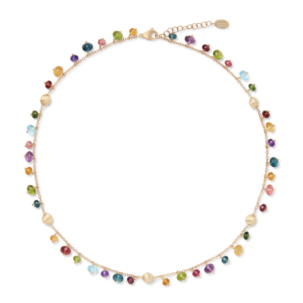 Marco Bicego Africa Gemstones Chokerkette mit bunten Edelsteinen CB2781_MIX02