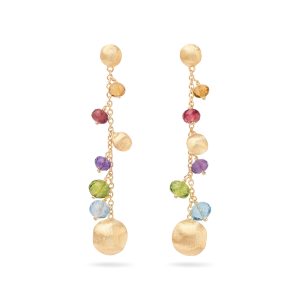 Marco Bicego Africa Gemstones Hängeohrringe mit bunten Edelsteinen und Diamanten OB1862_MIX02