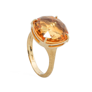 Marco Bicego Alta Ring aus Gold mit gelbem Quarz AB645_QG01