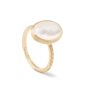 Marco Bicego Siviglia Ring aus Gold mit Perlmutt und Diamanten AB610-B_MPW_Y_02