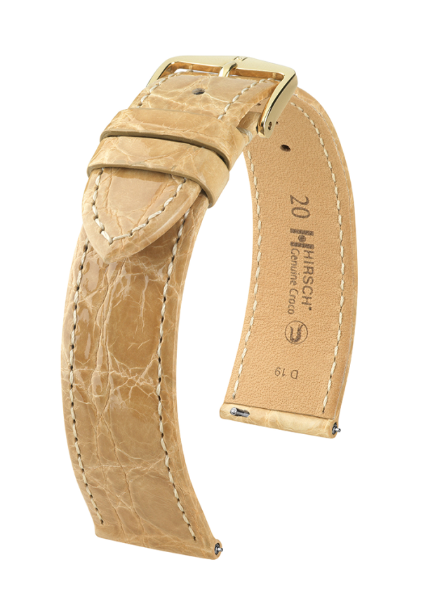 Hirsch Uhrenarmband Genuine Croco 189X08X90