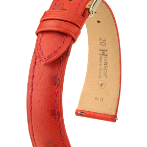 Hirsch Uhrenarmband Massai Ostrich 04X62X20