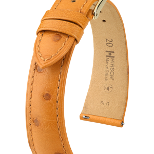 Hirsch Uhrenarmband Massai Ostrich 04X62X75