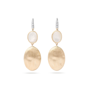 Marco Bicego Siviglia Ohrring mit Perlmutt und Diamant-Haken OB1506-AB_MPW_YW