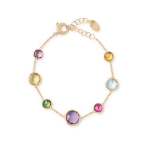 Marco Bicego Jaipur Colour Leichtes Armband aus Gold mit bunten Edelsteinen BB2710_MIX01_Y_02