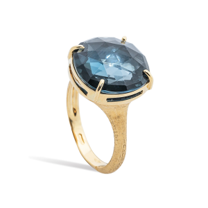 Marco Bicego Jaipur Ring aus Gold mit London-Blue Topas AB645_TPL01