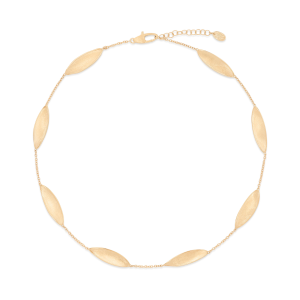 Marco Bicego Lunaria Lunaria Twist Halskette mit Blättern aus 18 Karat Gelbgold CB2896__Y_02
