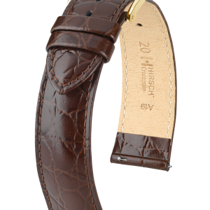 Hirsch Uhrenarmband Crocograin 123X28X10