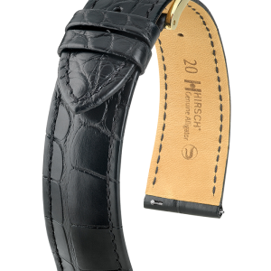 Hirsch Uhrenarmband Genuine Alligator 102X07X59