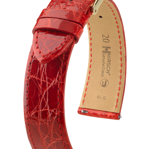Hirsch Uhrenarmband Genuine Croco 189X08X20