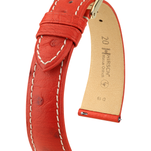 Hirsch Uhrenarmband Massai Ostrich 04X62X21