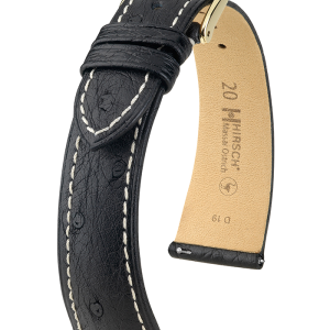 Hirsch Uhrenarmband Massai Ostrich 04X62X51
