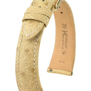 Hirsch Uhrenarmband Massai Ostrich 04X62X90