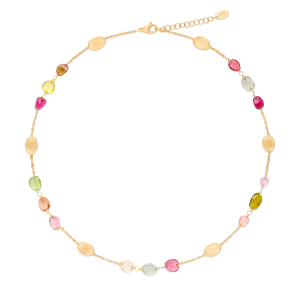 Marco Bicego Lunaria Color 18K Gelbgold Turmalin Halskette CB2867_TM01_Y_02