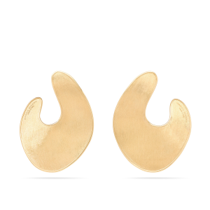 Marco Bicego Lunaria Lunaria Diamonds Unregelmäßige Ohrringe in Blattform aus 18 Karat Gelbgold OB1912__Y_02