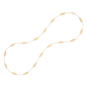 Marco Bicego Lunaria Lunaria Twist Lange Halskette mit Blättern aus 18 Karat Gelbgold CB2897_Y_02
